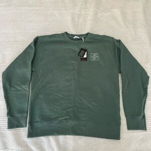 Peloton Soft French Terry Crewneck Sweatshirt Green Men’s NWT XL